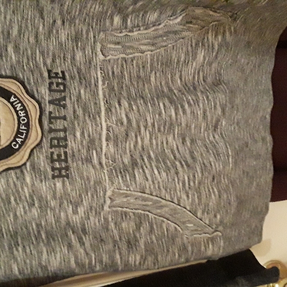 California Heritage raised design gray hoodie size medium - Picture 4 of 7